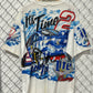 Vintage 90's NASCAR Rusty Wallace It's Time Miller Lite AOP Racing Tee Size XL