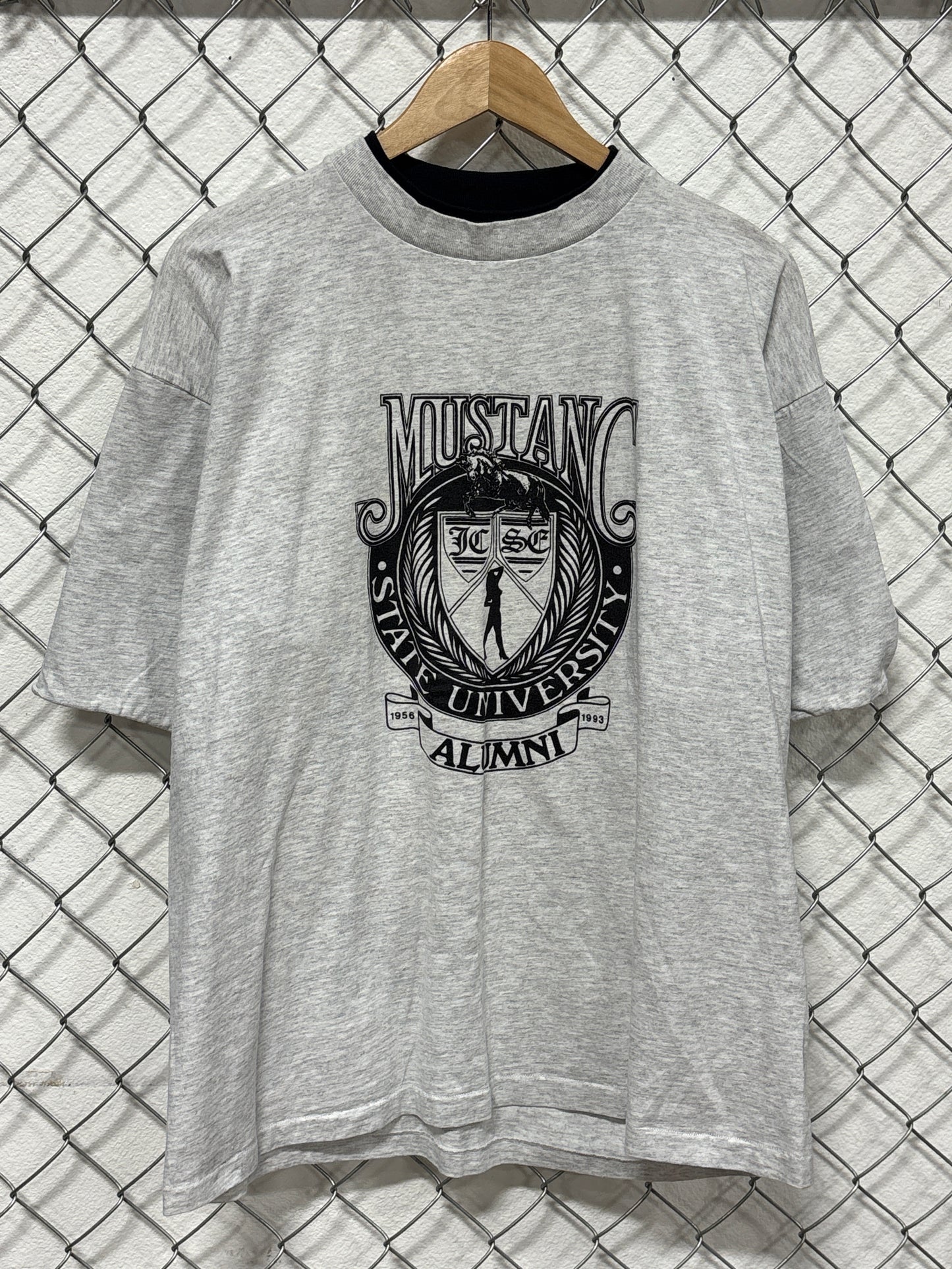 Vintage 1993 Mustang Ranch State University Alumni Graphic Tee Size XL