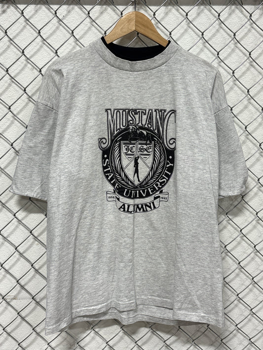 Vintage 1993 Mustang Ranch State University Alumni Graphic Tee Size XL