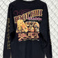 Vintage 2000 Boot Hill Saloon Biker Babe Long Sleeve Shirt Size XL
