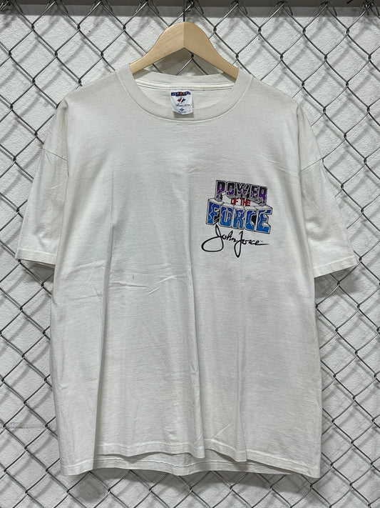 Vintage John Force Drag Racing Graphic Tee Size XL