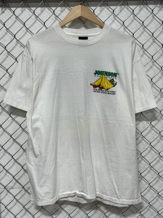 Vintage 90's Big Johnson Puptents Funny Graphic Tee Size XL