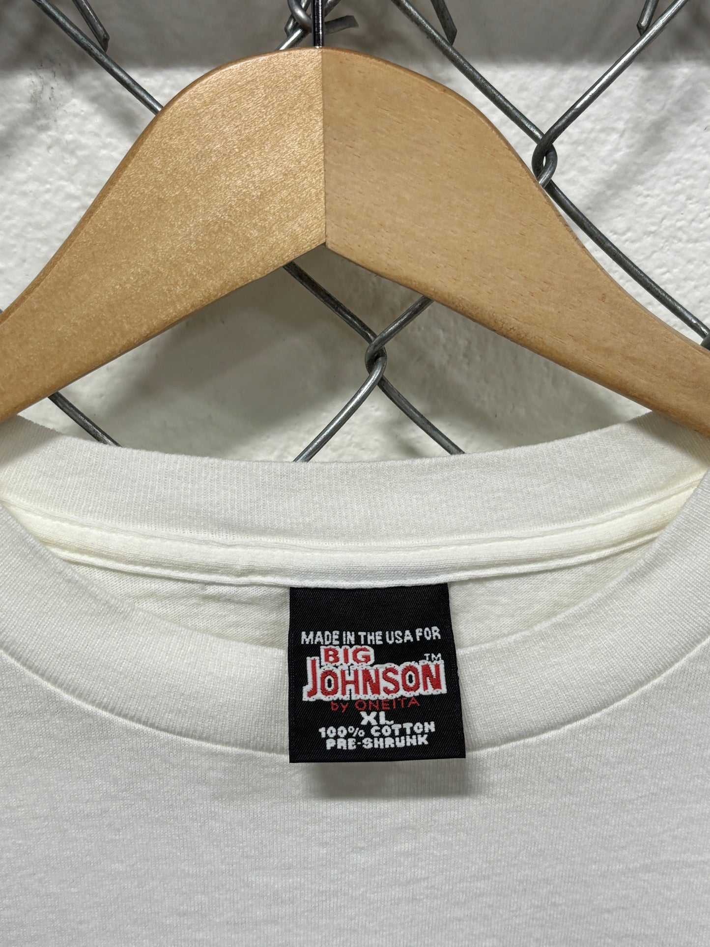 Vintage 90's Big Johnson Puptents Funny Graphic Tee Size XL
