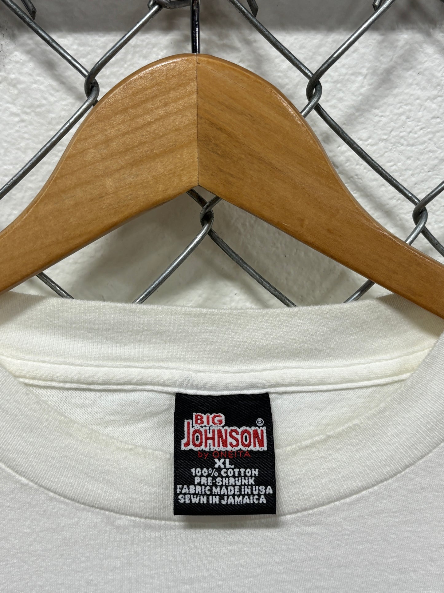 Vintage 90's Big Johnson Bowhunting Equipment Funny Graphic Tee Size XL