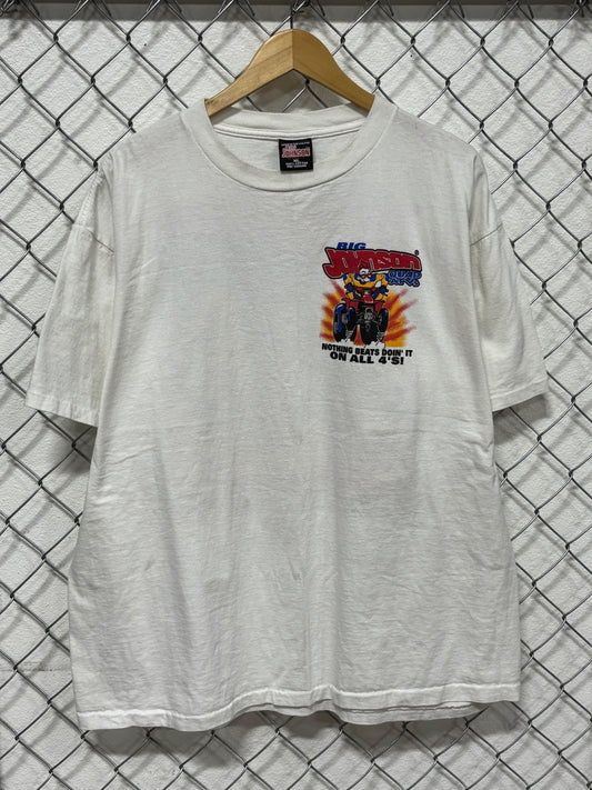 Vintage 90's Big Johnson Quad ATV's Funny Graphic Tee Size XL