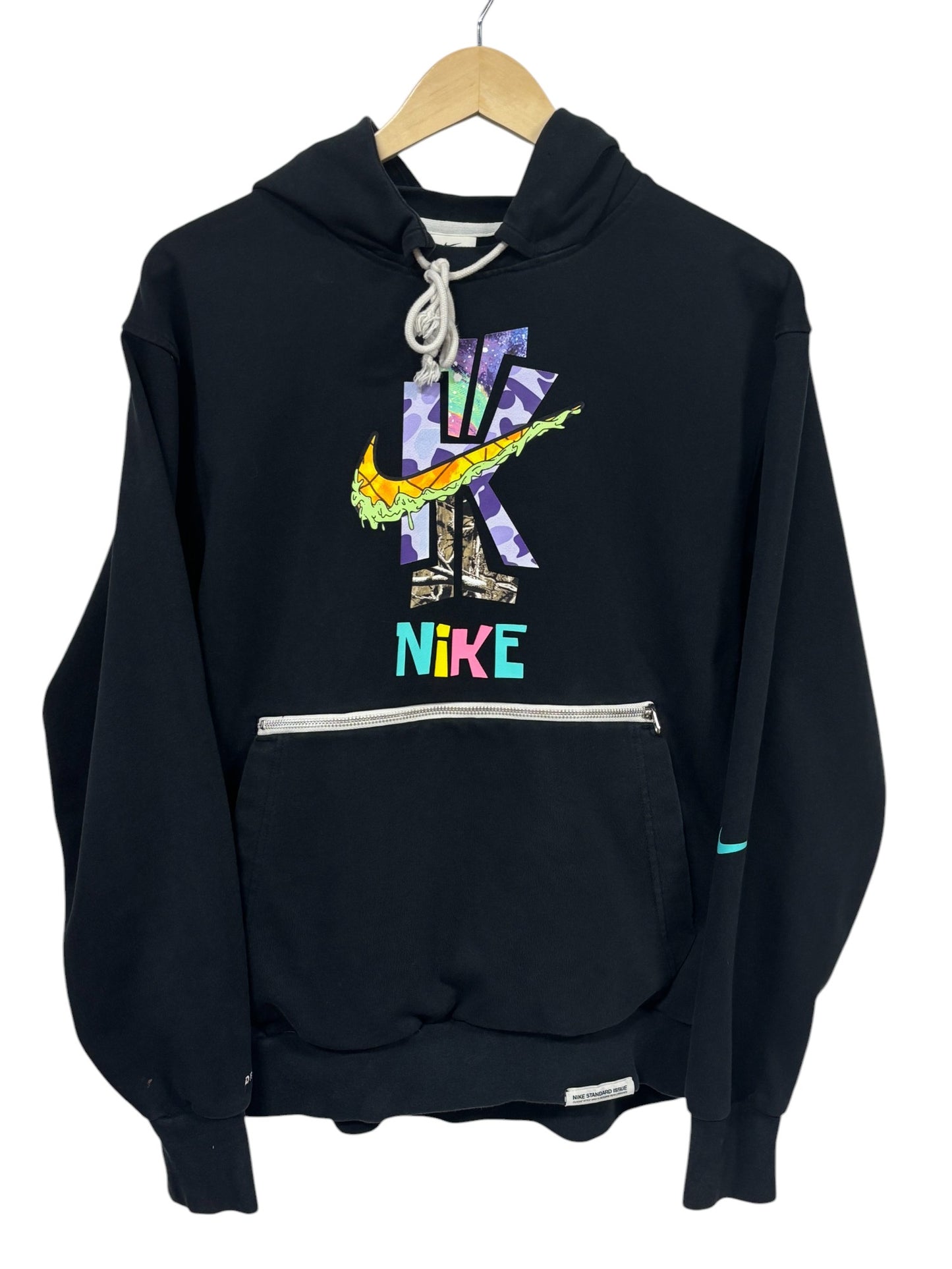 Nike Graffiti Black Dri Fit Pullover Hoodie Size Small