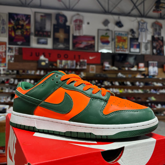 Nike Dunk Low 'Miami Hurricanes' Size 10