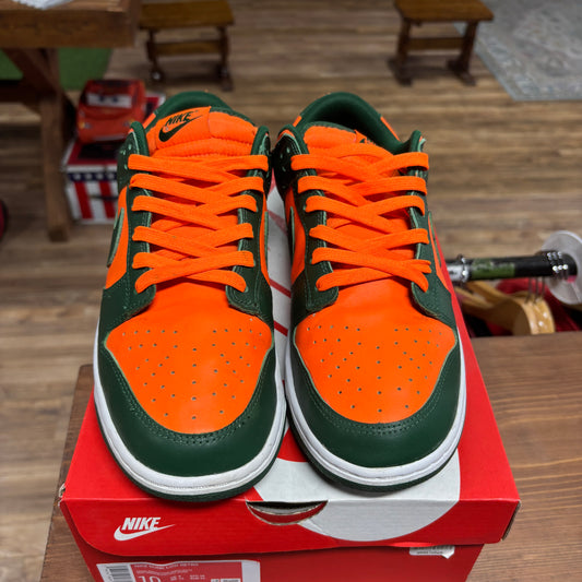 Nike Dunk Low 'Miami Hurricanes' Size 10