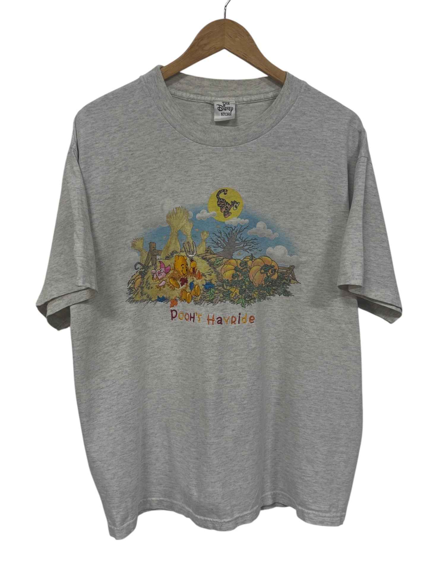 Vintage Disney Winnie the Pooh Hay Ride Graphic Tee Size Large