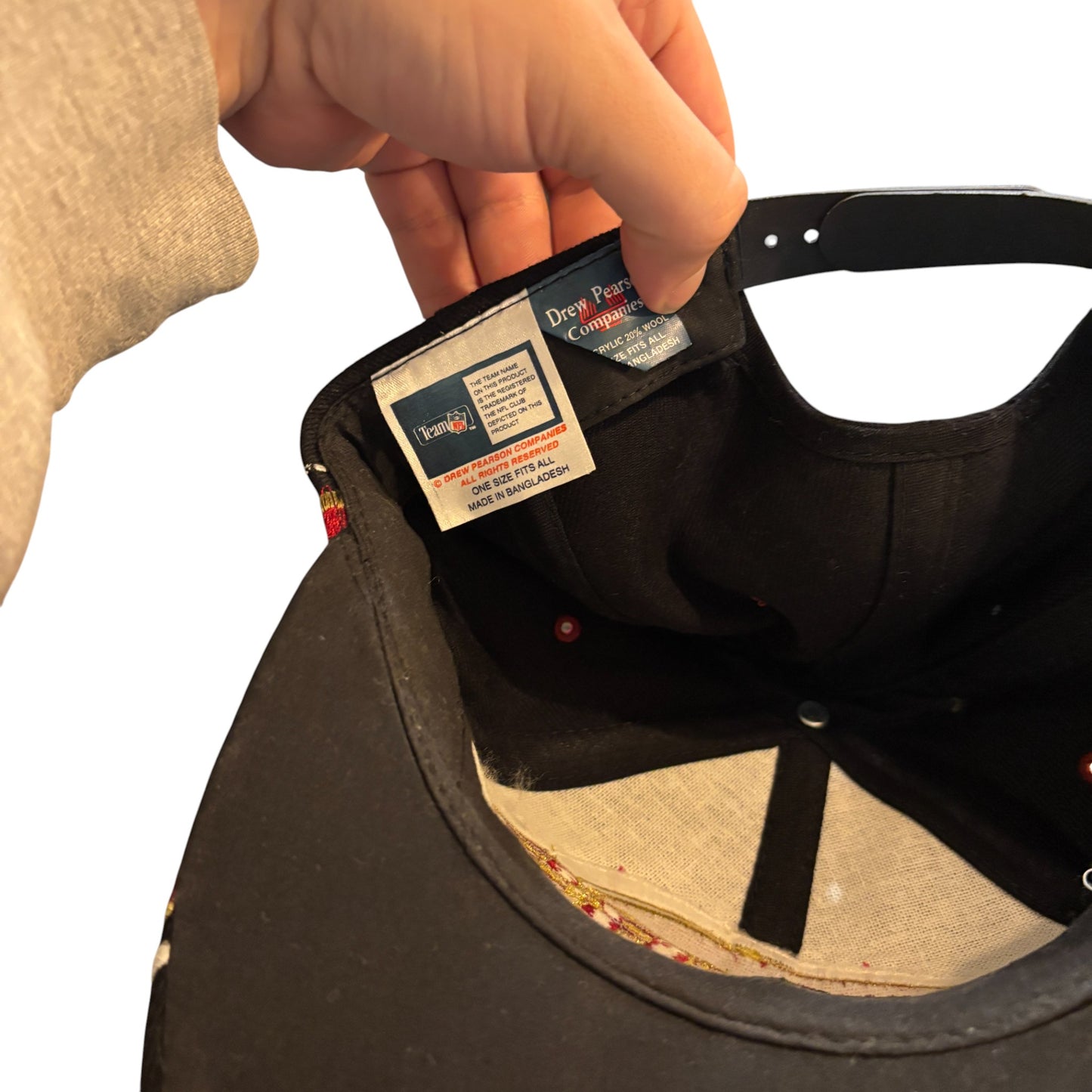 Vintage 90's San Francisco 49ers Drew Pearson Snapback Hat