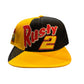 Vintage 90's NASCAR Rusty Wallace Black Yellow Racing Hat