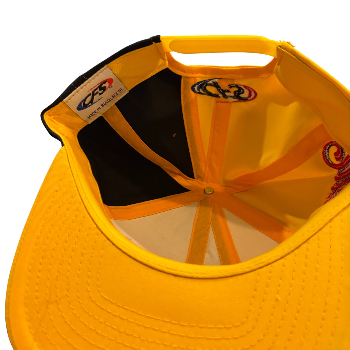 Vintage 90's NASCAR Rusty Wallace Black Yellow Racing Hat