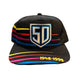 Vintage 90's NASCAR 50th Anniversary Racing Snapback Hat