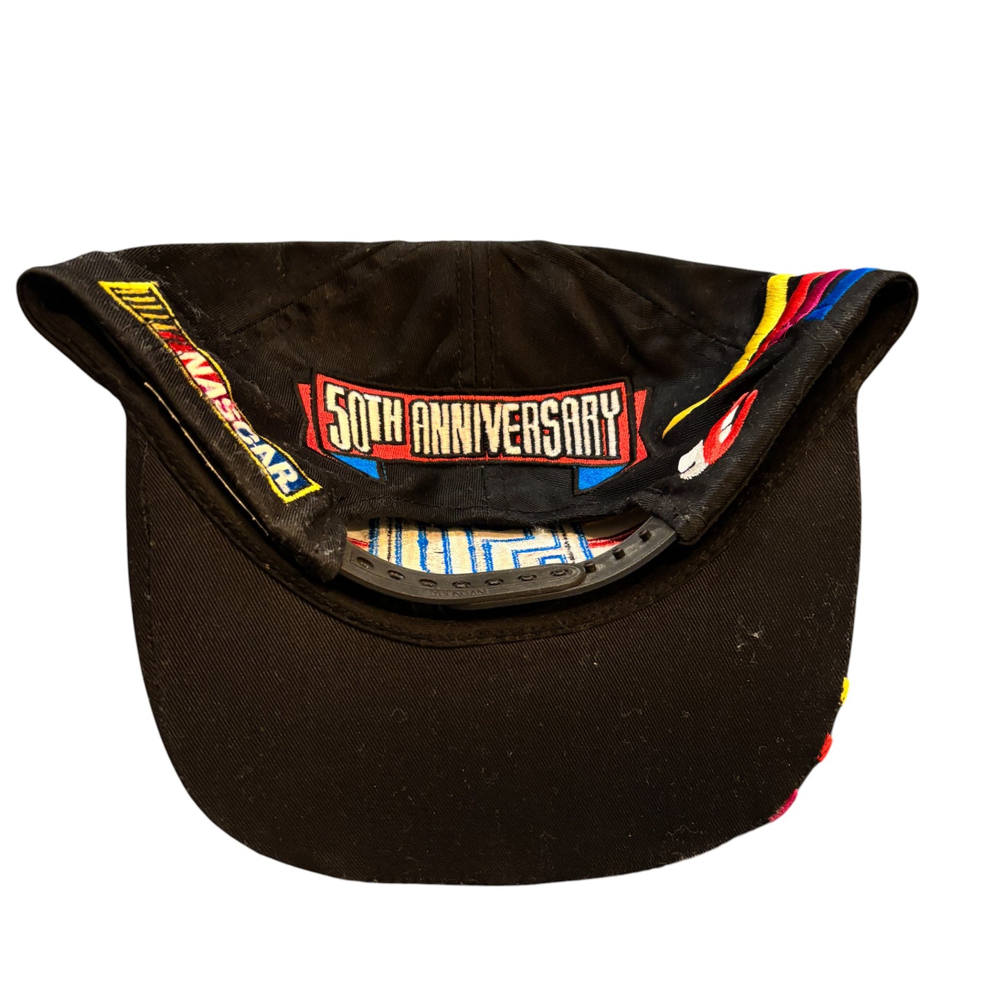 Vintage 90's NASCAR 50th Anniversary Racing Snapback Hat