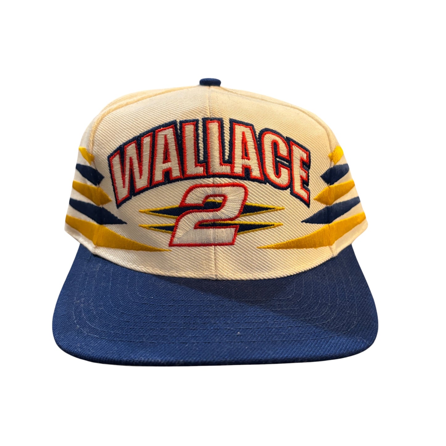 Vintage 90's NASCAR Rusty Wallace Pinstripe Logo Athletic Hat