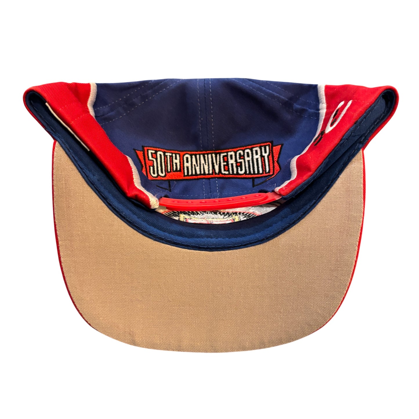 Vintage 90's NASCAR 50th Anniversary Racing Snapback Hat