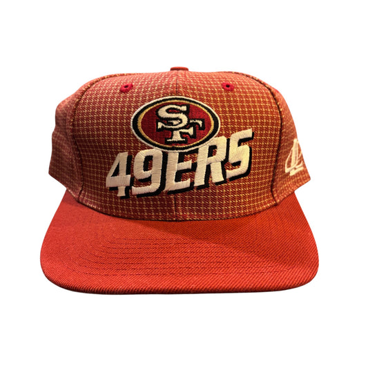 Vintage 90's Logo Athletic San Francisco 49ers Grid NFL Hat