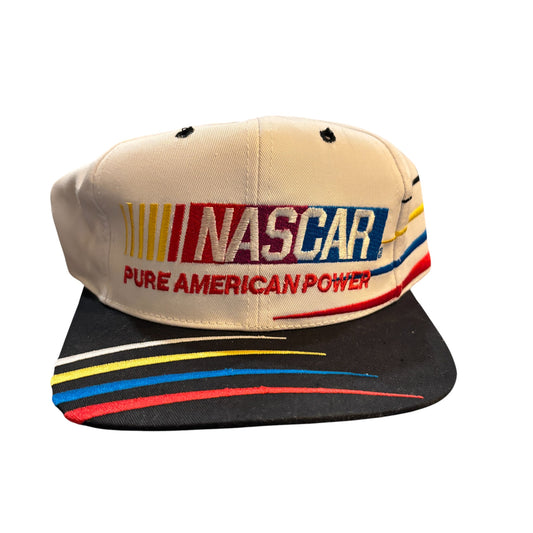 Vintage 90's NASCAR Pure American Power Snapback Hat