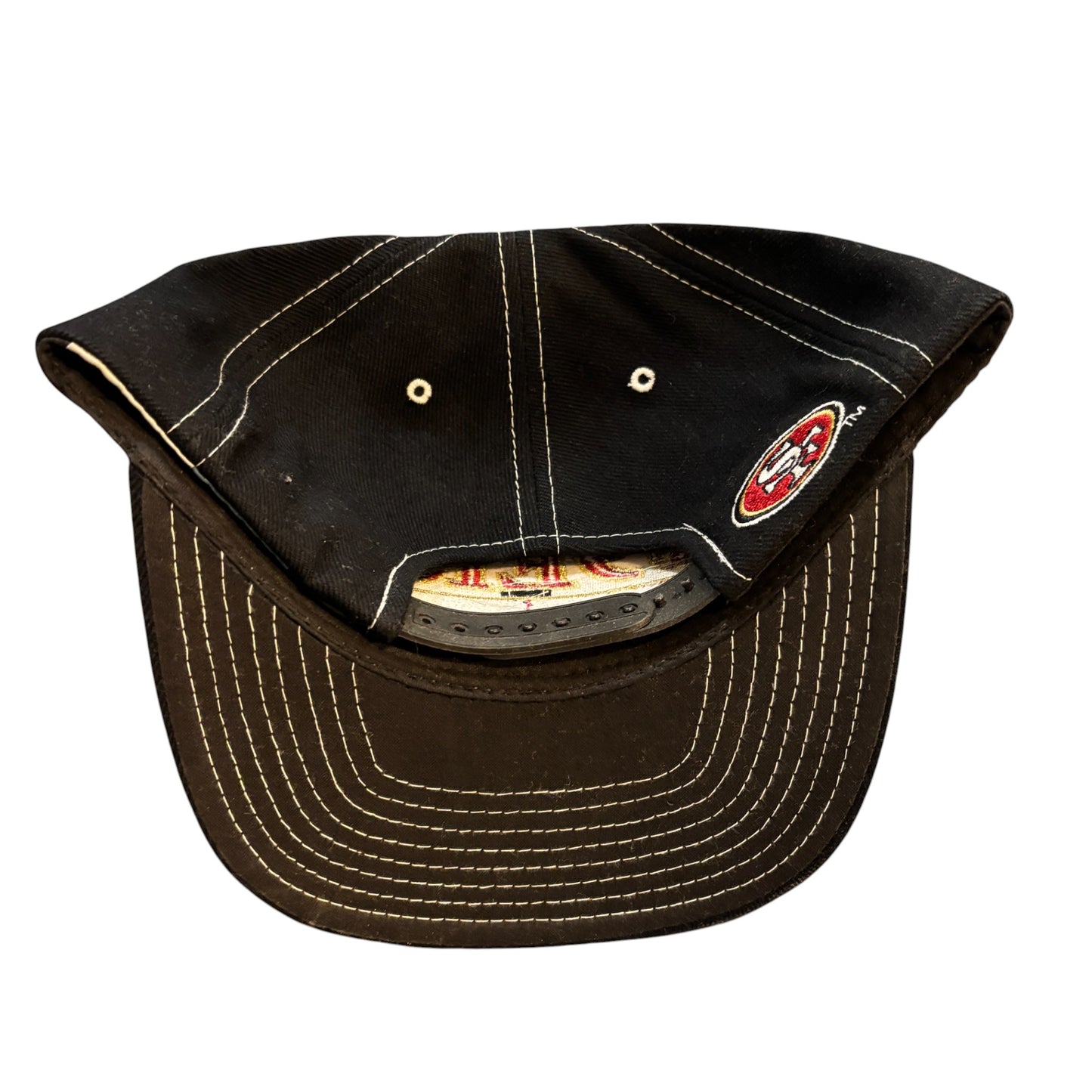 Vintage 90's San Francisco 49ers Drew Pearson Black Snapback Hat