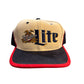 Vintage 90's NASCAR Miller Lite Racing Snapback Hat