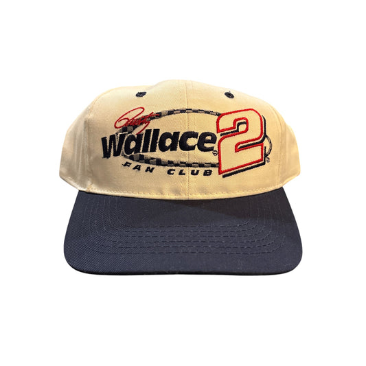 Vintage 90's NASCAR Rusty Wallace Fan Club Racing Hat