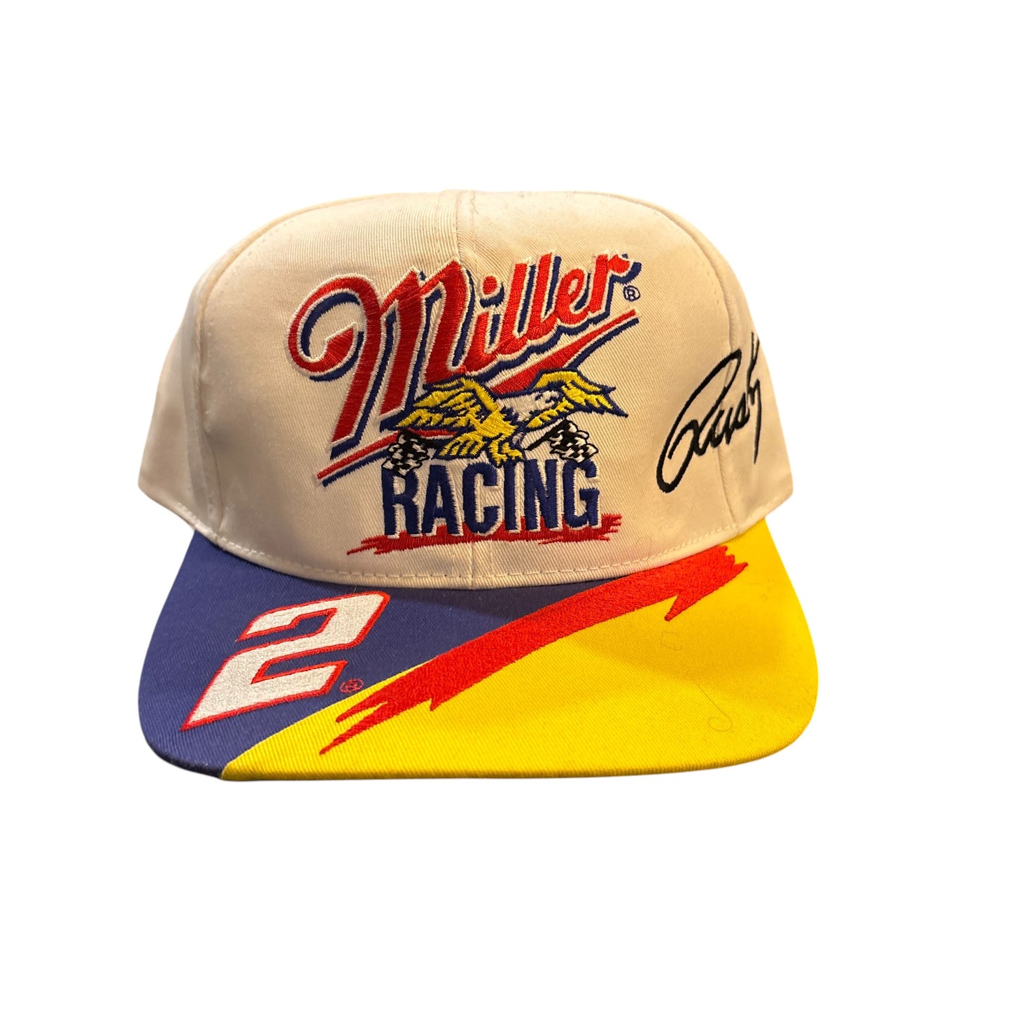Vintage 90's NASCAR Rusty Wallace Miller Lite Racing Hat