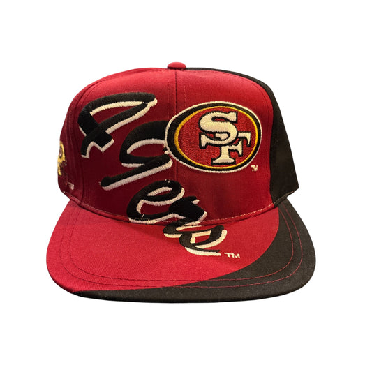 Vintage 90's San Francisco 49ers Swirl Snapback Hat