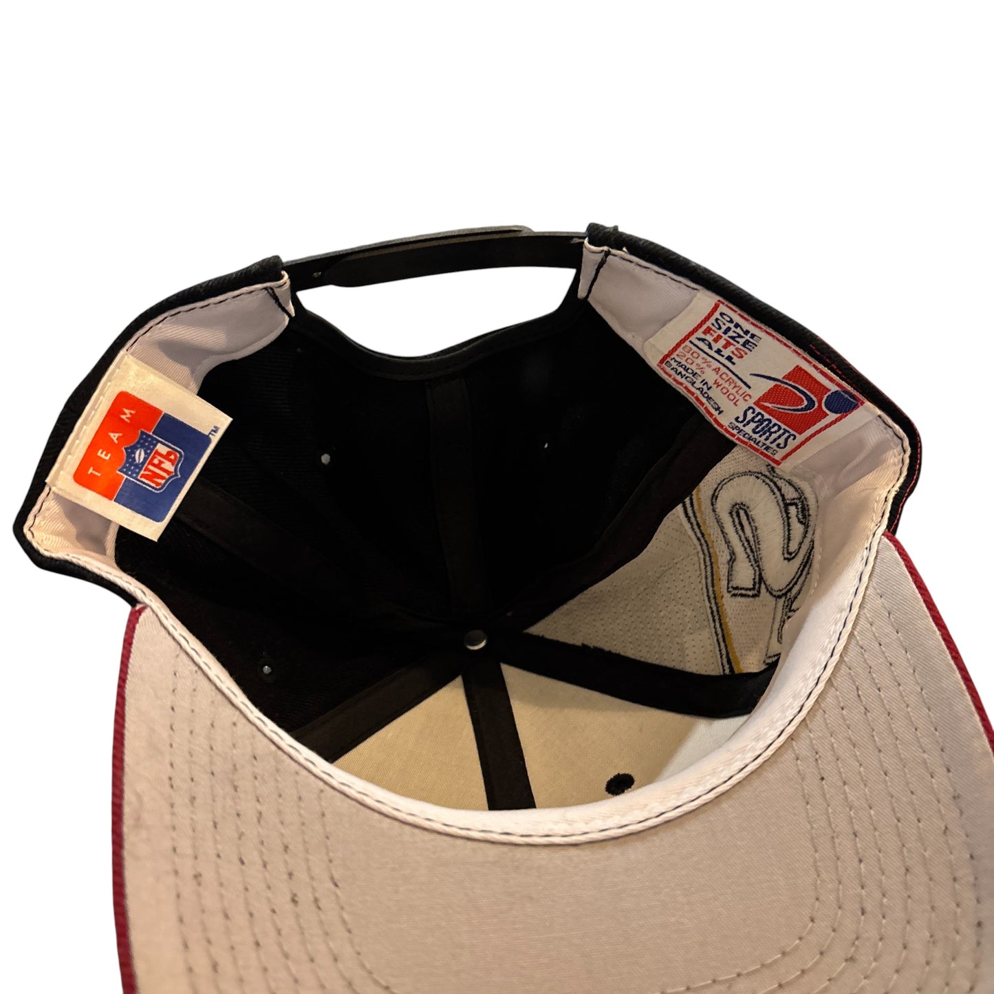 Vintage 90's San Francisco 49ers Sport Specialties Laser Shadow Snapback Hat