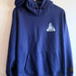 Palace Maharishi Tri Ferg Blue Hoodie Size XL