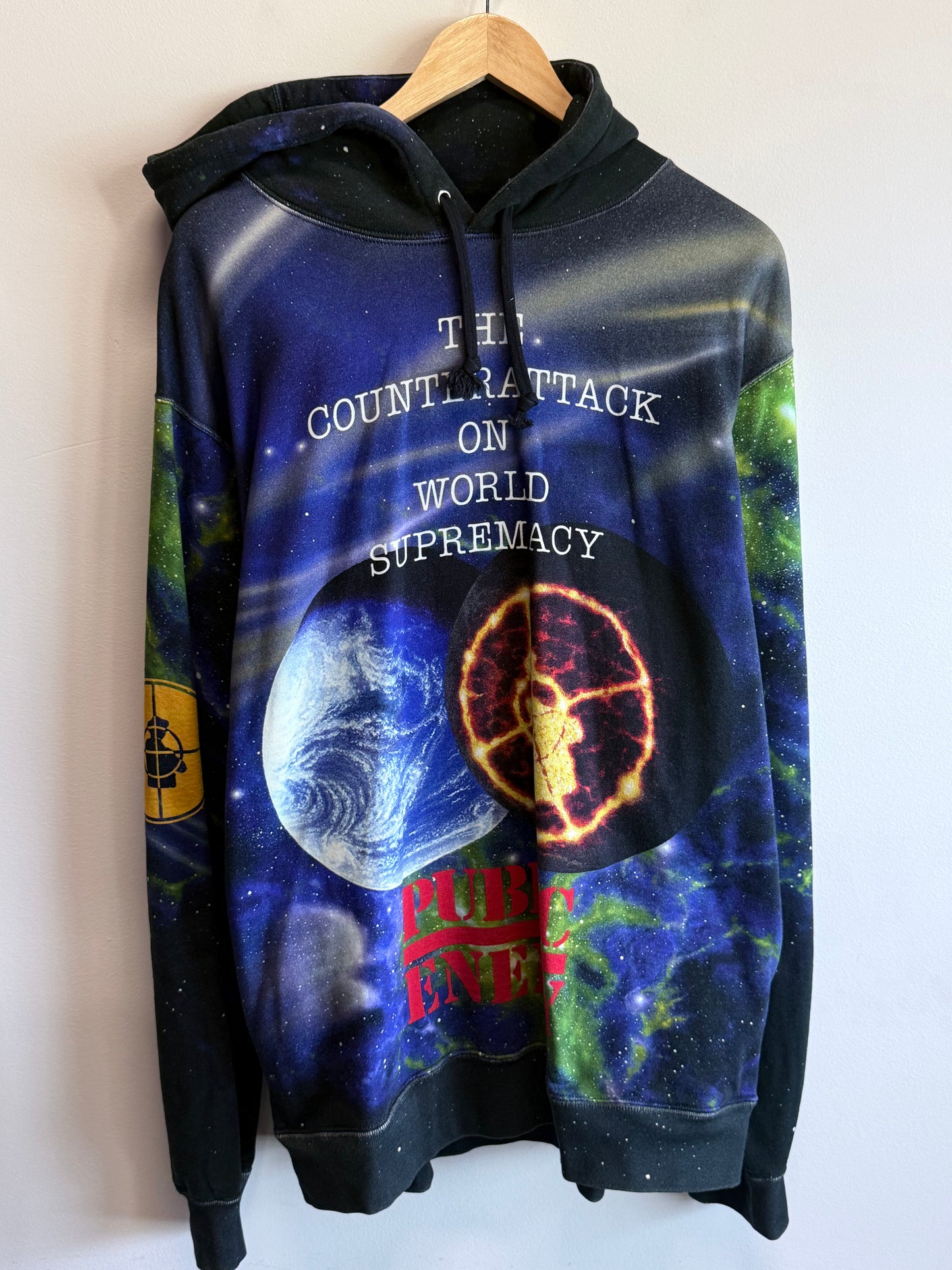 Supreme x Undercover Public Enemy Counterattack Hoodie Size XL