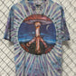 Vintage 1993 Mushroom Peace Tie Dye Not Fade Away Graphic Tee Size XL
