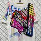 Vintage 90's NASCAR No Second Chances AOP Racing Graphic Tee Size XL