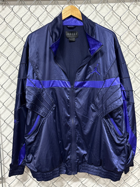 Nike Air Jordan 5 Satin Zip Up Jacket Size XXL