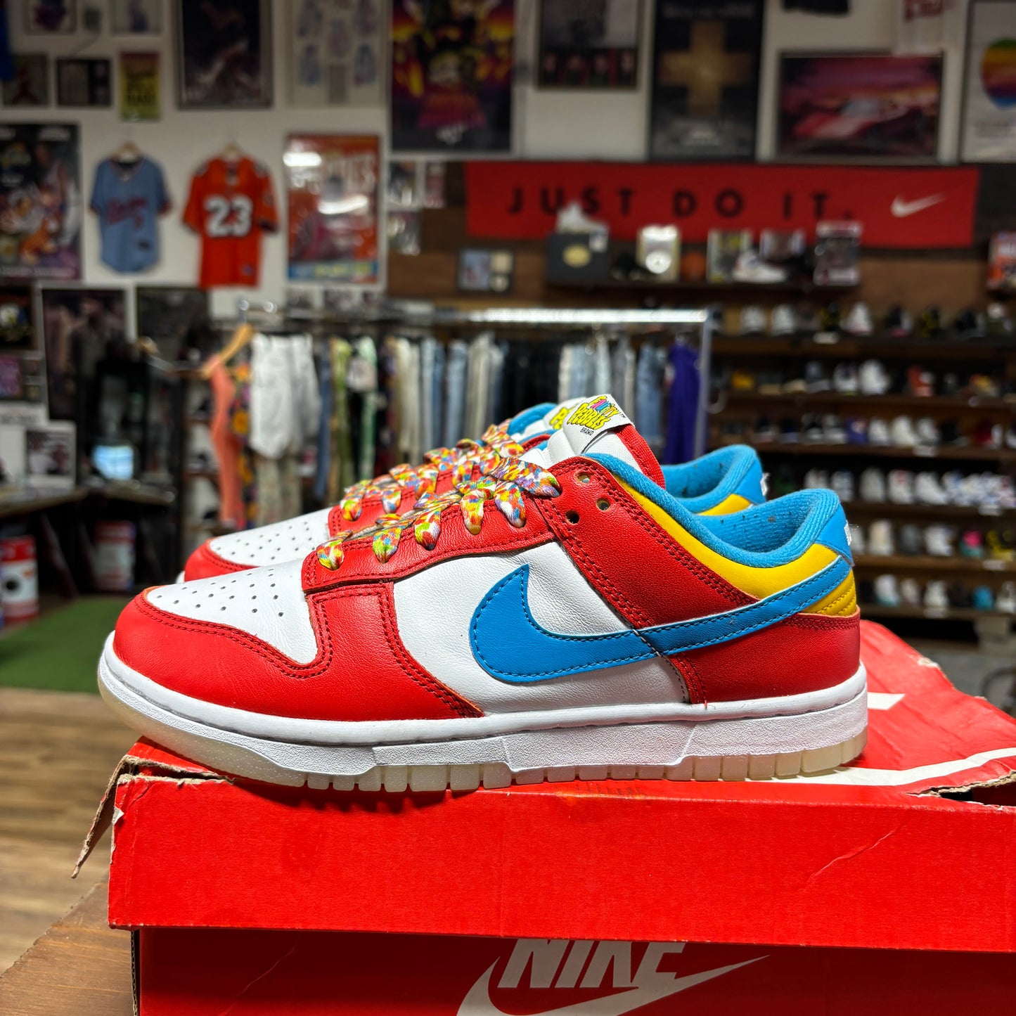 Nike Dunk Low 'Fruity Pebbles' Size 5Y