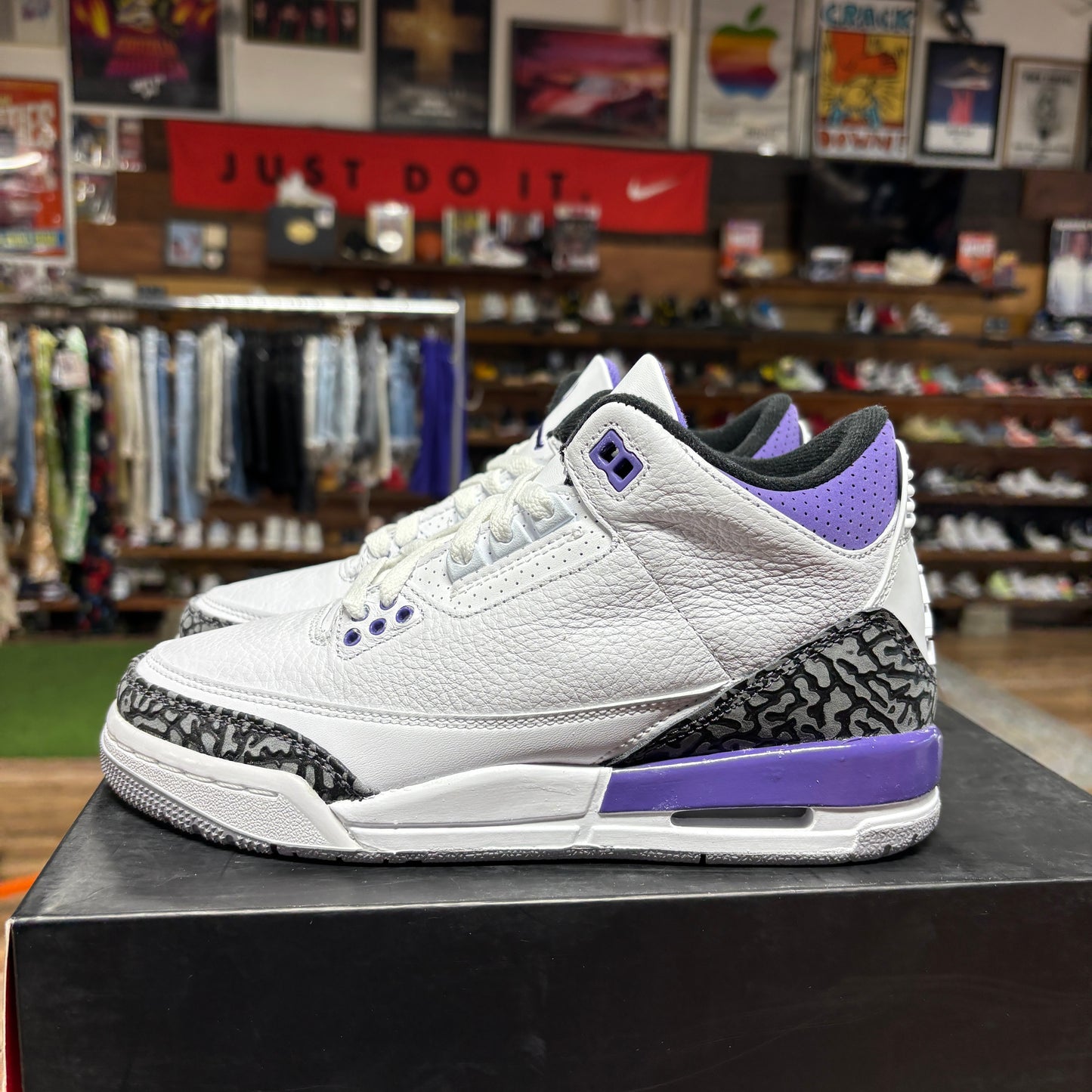 Jordan 3 'Dark Iris' Size 5Y
