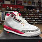 Jordan 3 'Cardinal' Size 5Y