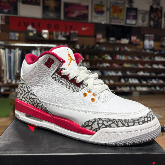 Jordan 3 'Cardinal' Size 5Y