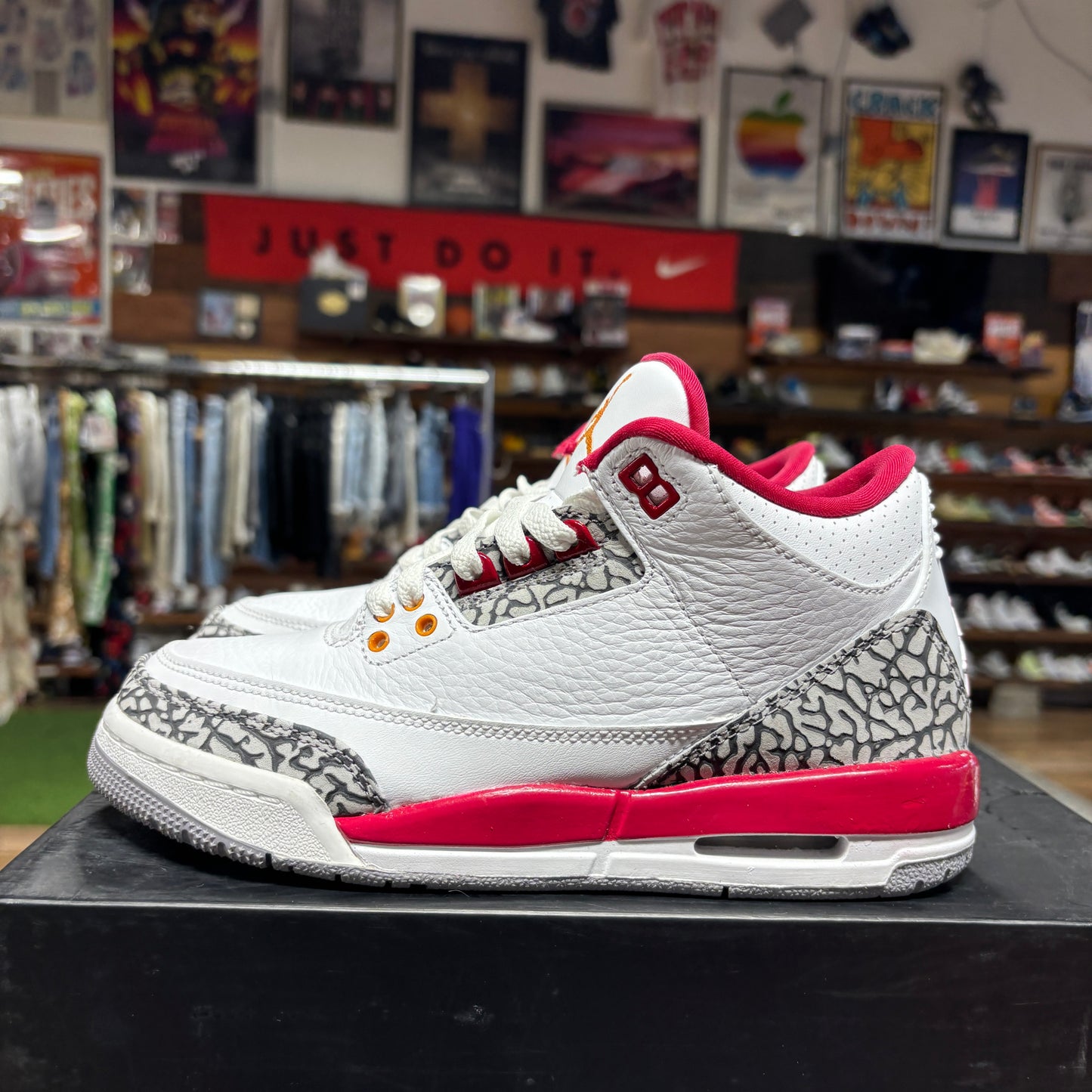 Jordan 3 'Cardinal' Size 5Y