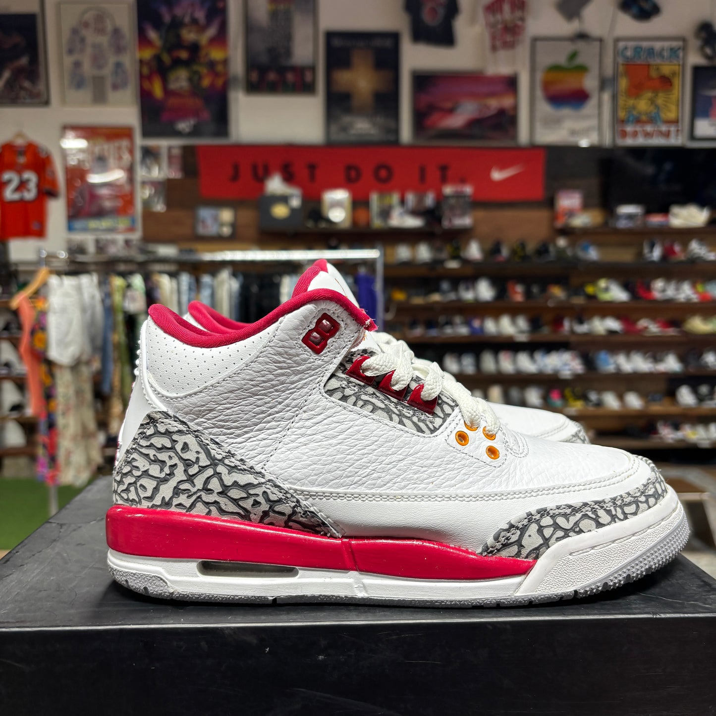 Jordan 3 'Cardinal' Size 5Y