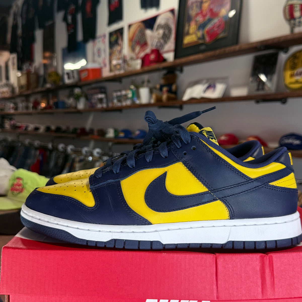 Nike Dunk Low 'Michigan' Size 10