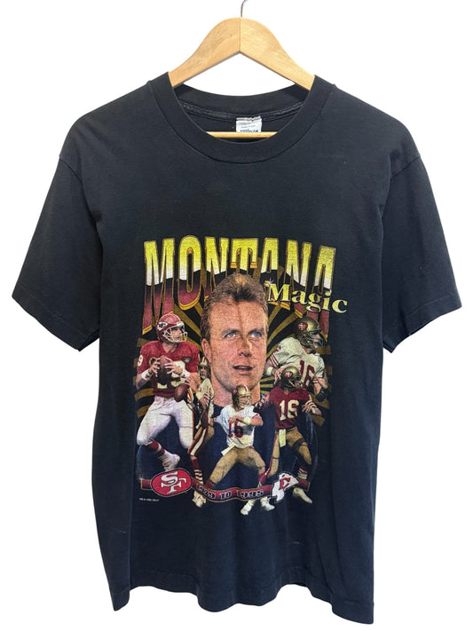 Vintage 90's Joe Montana San Francisco Montana Magic NFL Tee Size Large