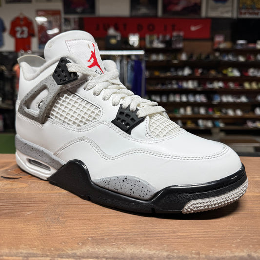 Jordan 4 'White Cement' Size 8