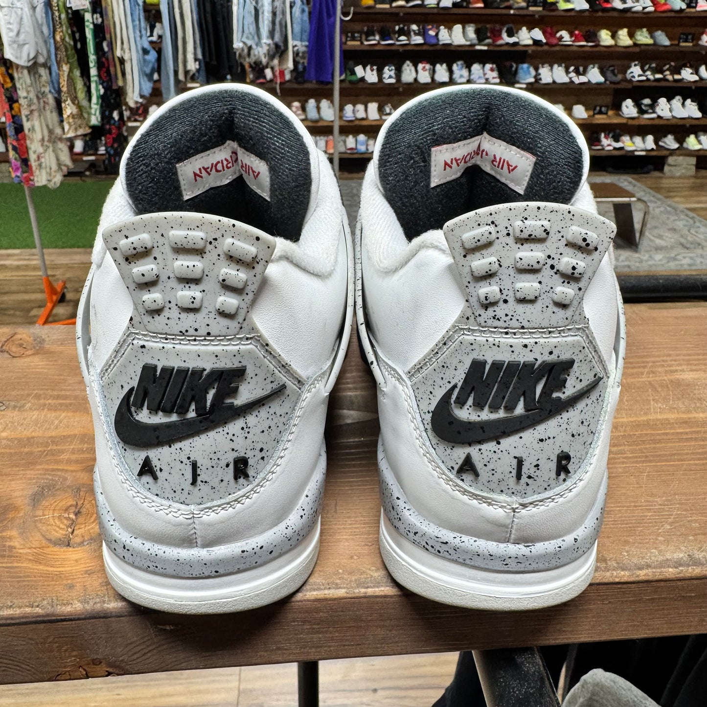 Jordan 4 'White Cement' Size 8