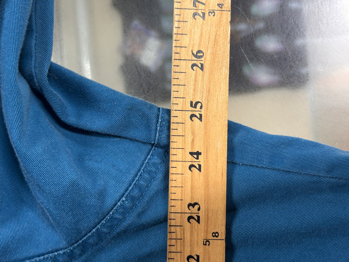 Wrangler Blue Pearl Snap Button Up Western Shirt Size XXL