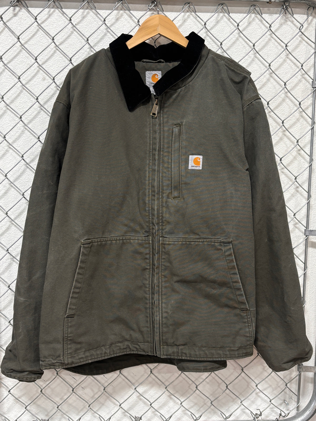 Carhartt Moss Green Armstrong Workwear Jacket Size XXL