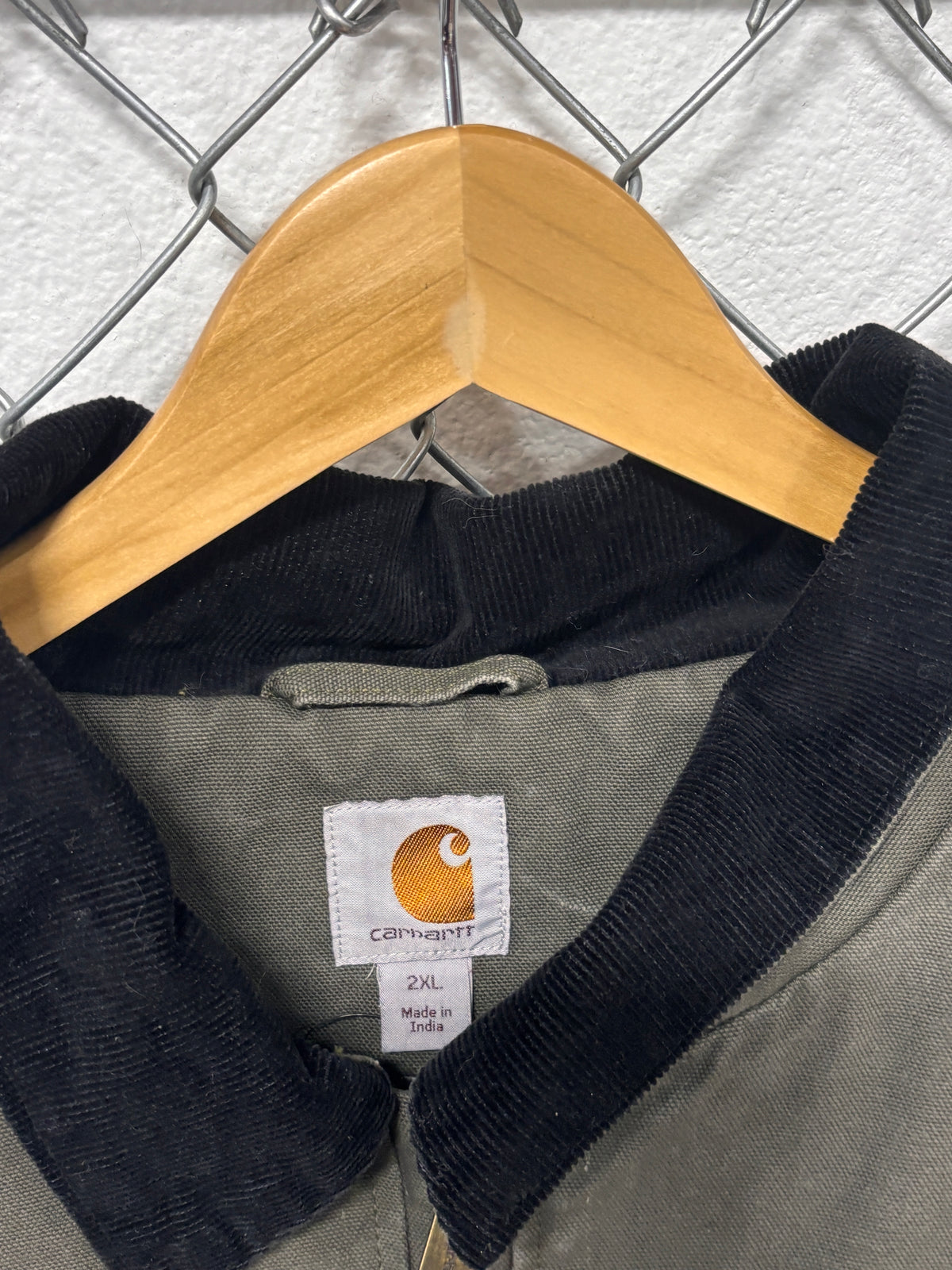 Carhartt Moss Green Armstrong Workwear Jacket Size XXL