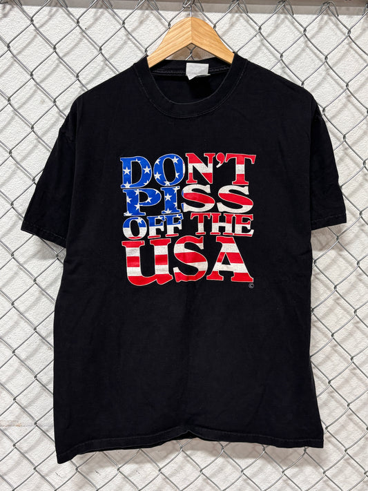 Y2K Don't Piss Off the USA Graphic Tee Size Large