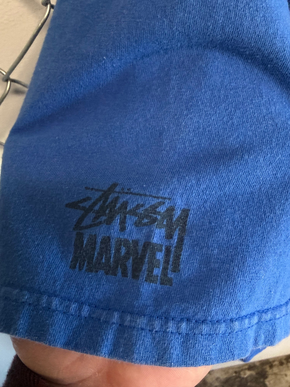 Stussy x Marvel Spiderman Anniversary Graphic Tee Size Large