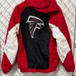 Starter Atlanta Falcons NFL Logo Red Puffer Jacket Size Large