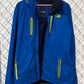 The North Face Blue Shell Zip Up Jacket Broken Zipper Size Large